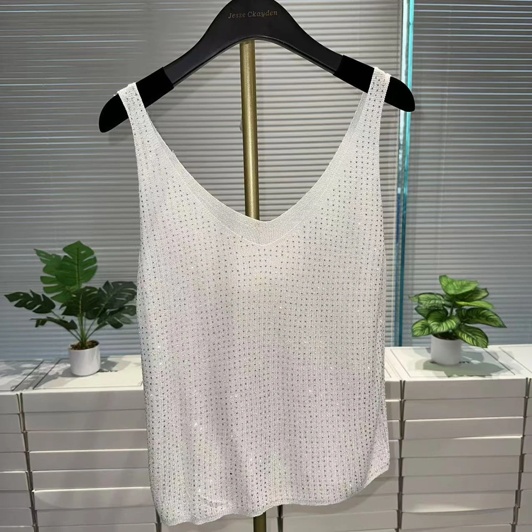 背心精致女休闲减龄唯美背心女DP6233