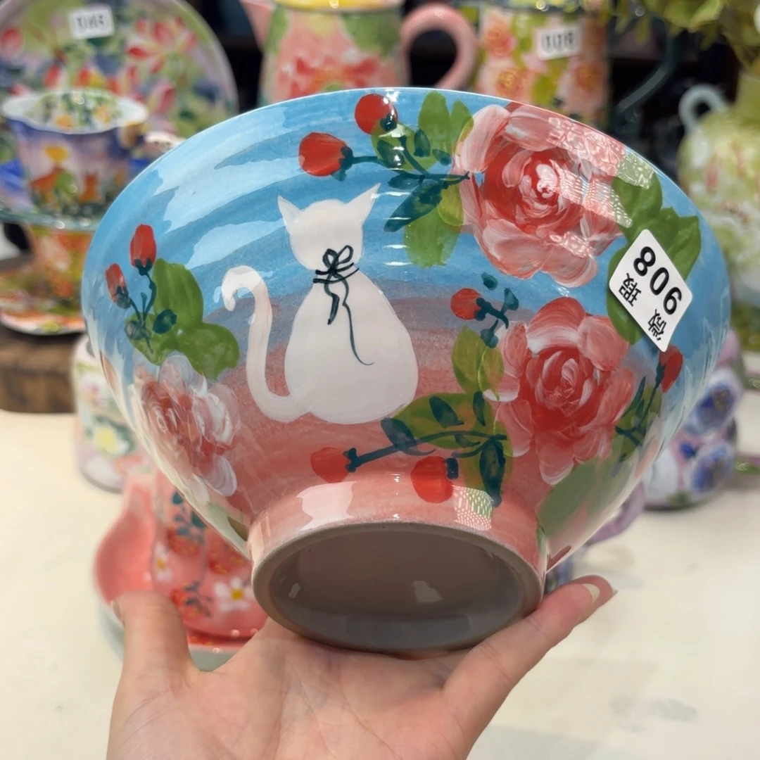 景德镇手绘高温釉下彩陶瓷茶具