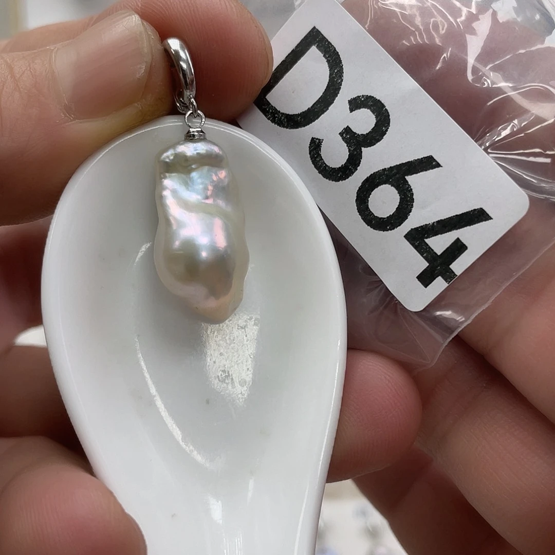 淡水珍珠颈饰银S925镶嵌