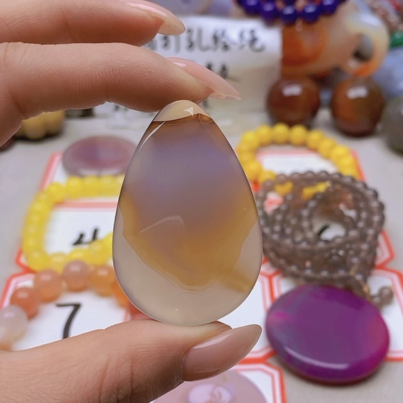 【闪购商品】未镶嵌玛瑙/玉髓珠宝半成品蒽*