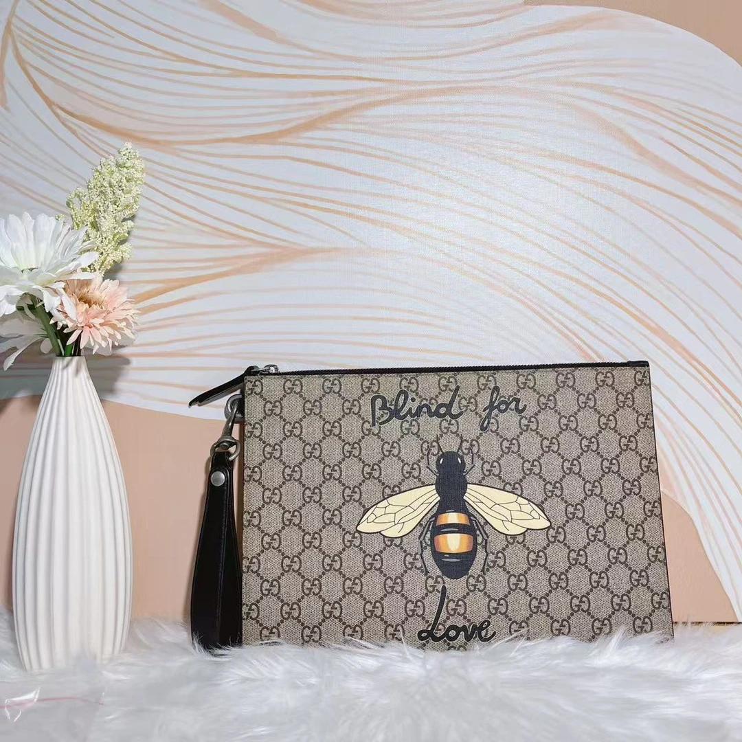 95新 GUCCI/古驰 95新gucci蜜蜂手拿包34527960