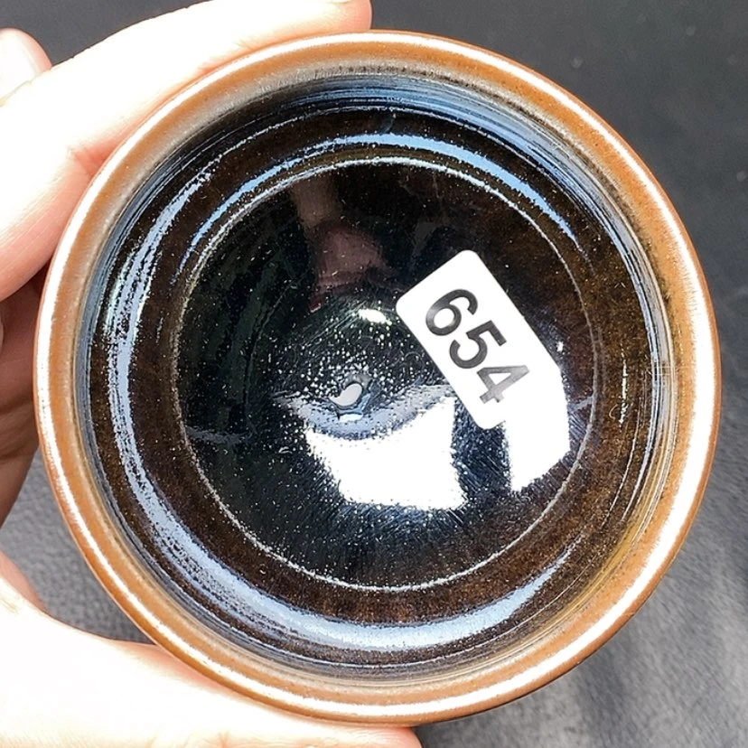 【闪购商品】茶盏全手工真建盏放漏