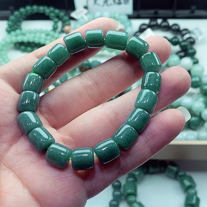 翡翠未镶嵌毛衣链