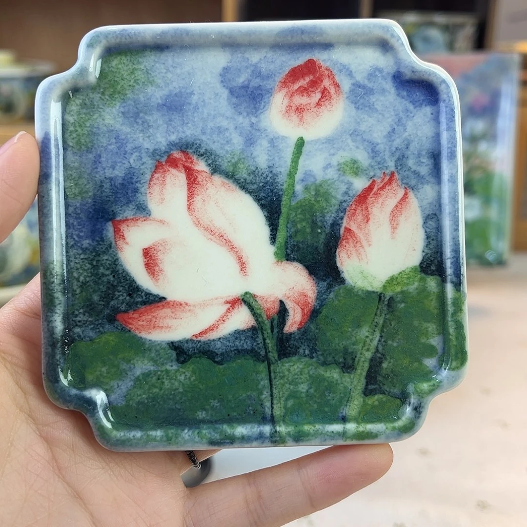 瓷原创手绘高温釉下彩