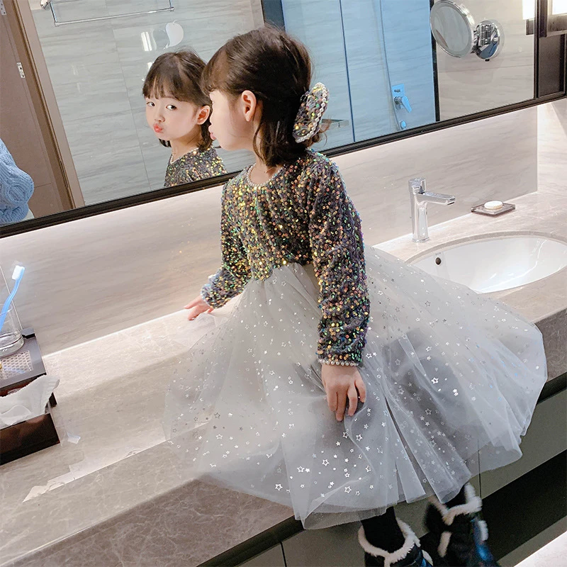 【本妈】“银河少女”亮片蓬蓬加绒公主裙送蝴蝶结dy474 25