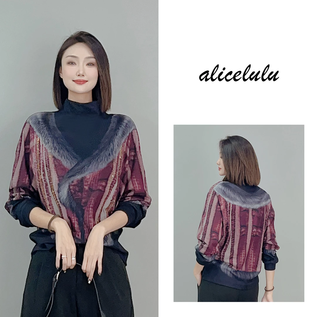 1ALICE 视觉盛宴衬衫 立体印花 名媛百搭 S2140970L