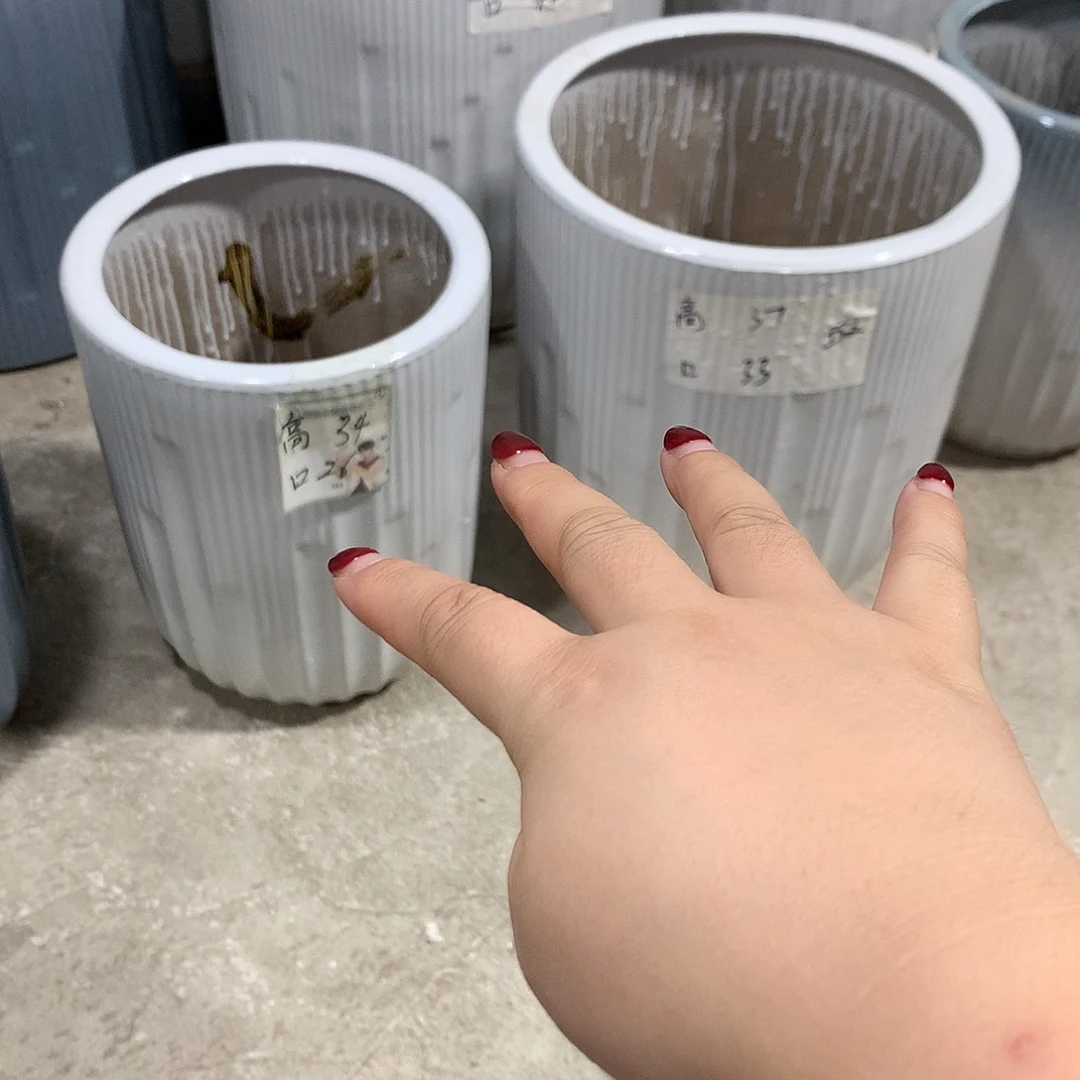 高温陶瓷花盆微瑕