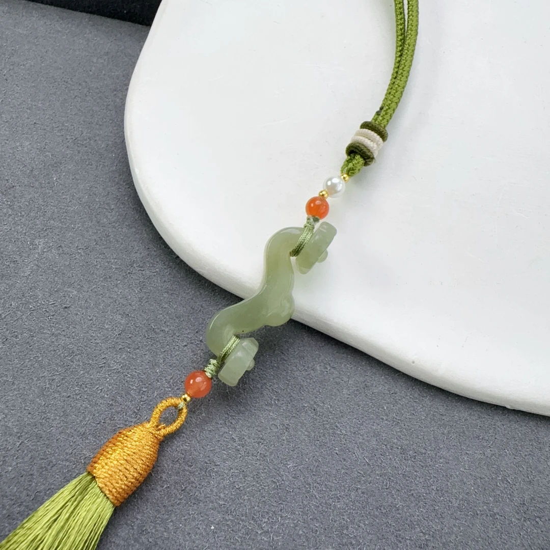 和田玉精品如意挂件