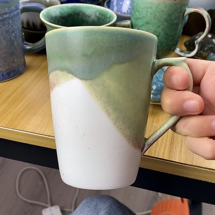 我****摆件景德镇高温陶瓷咖啡杯
