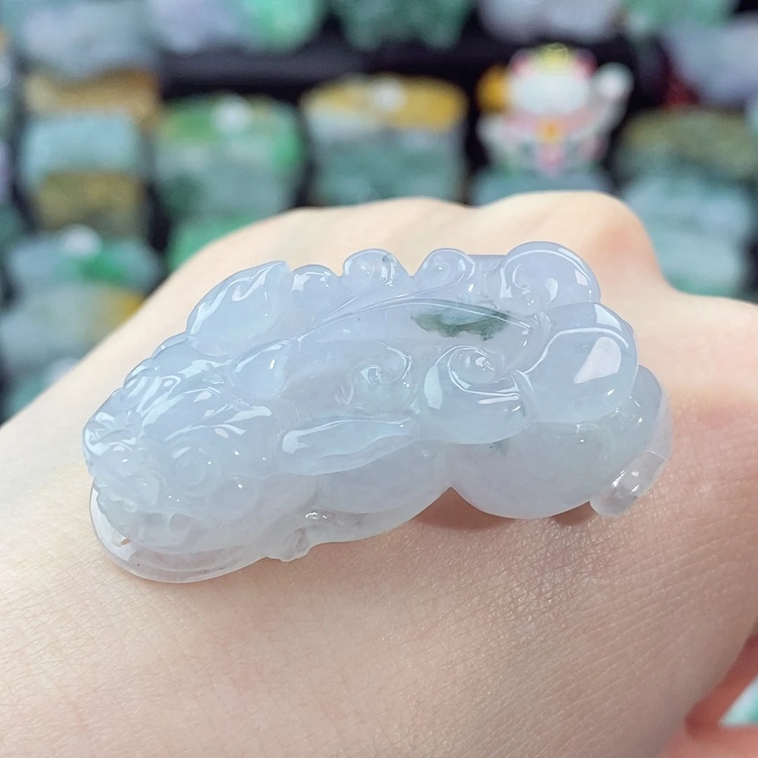 颈饰未镶嵌翡翠天然