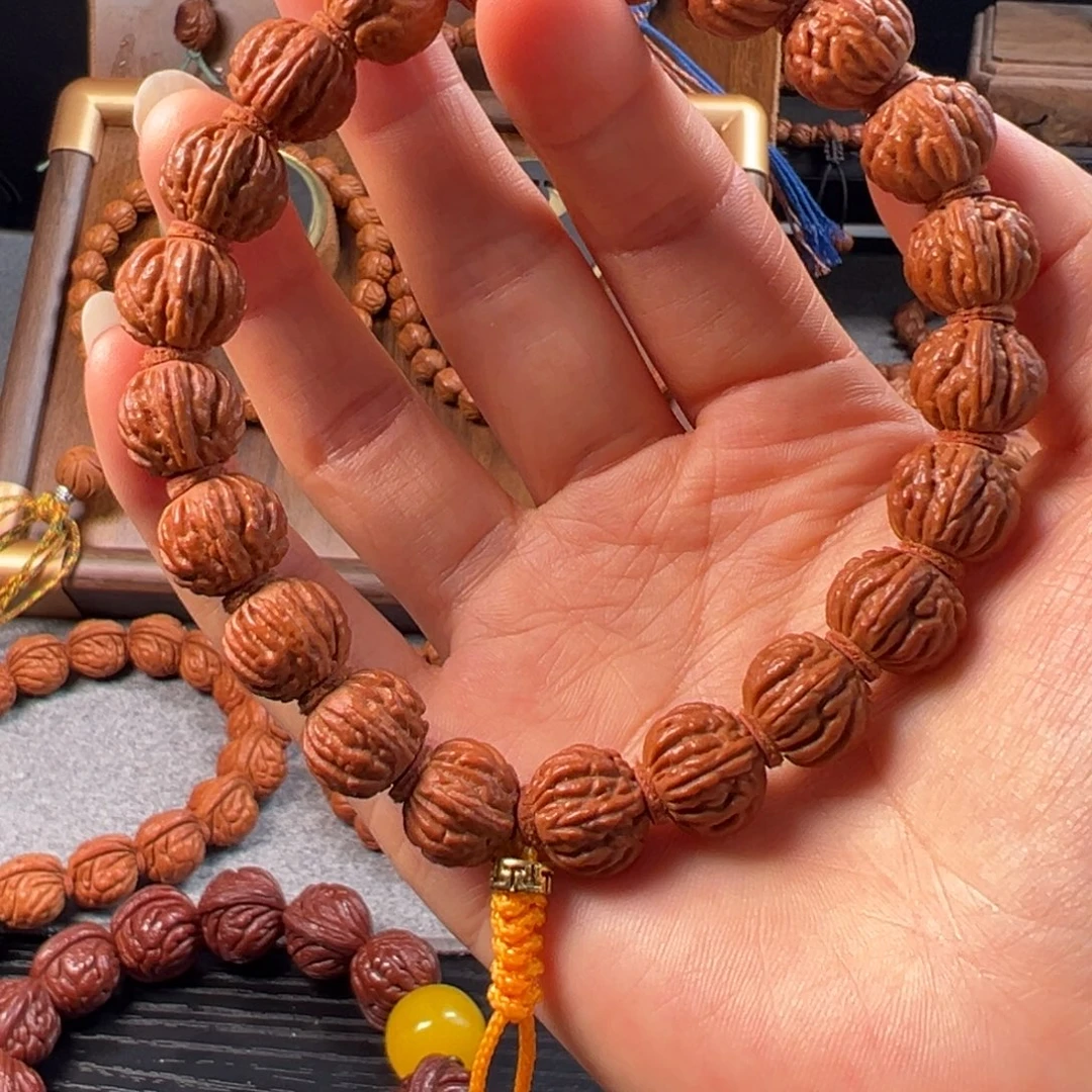 桃核吊坠13野生火麒麟