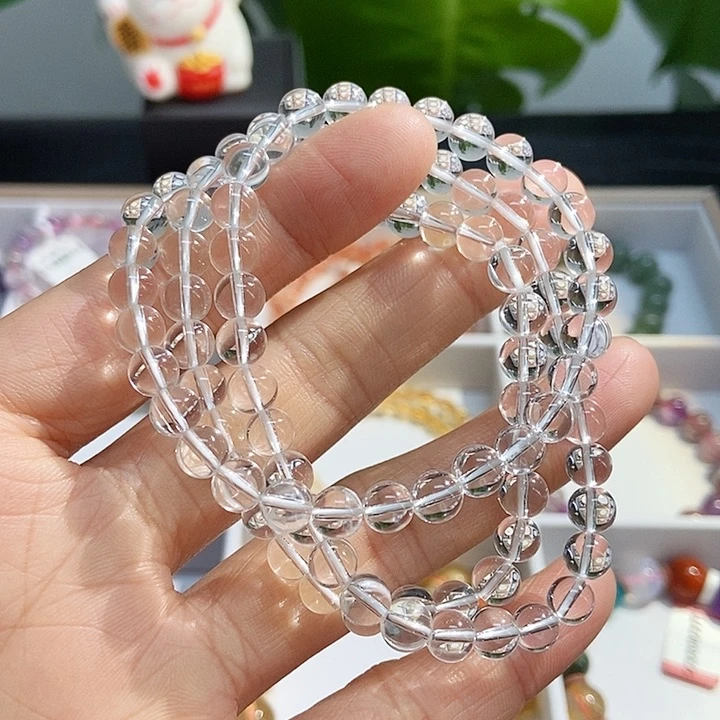 水晶手链未镶嵌白水晶