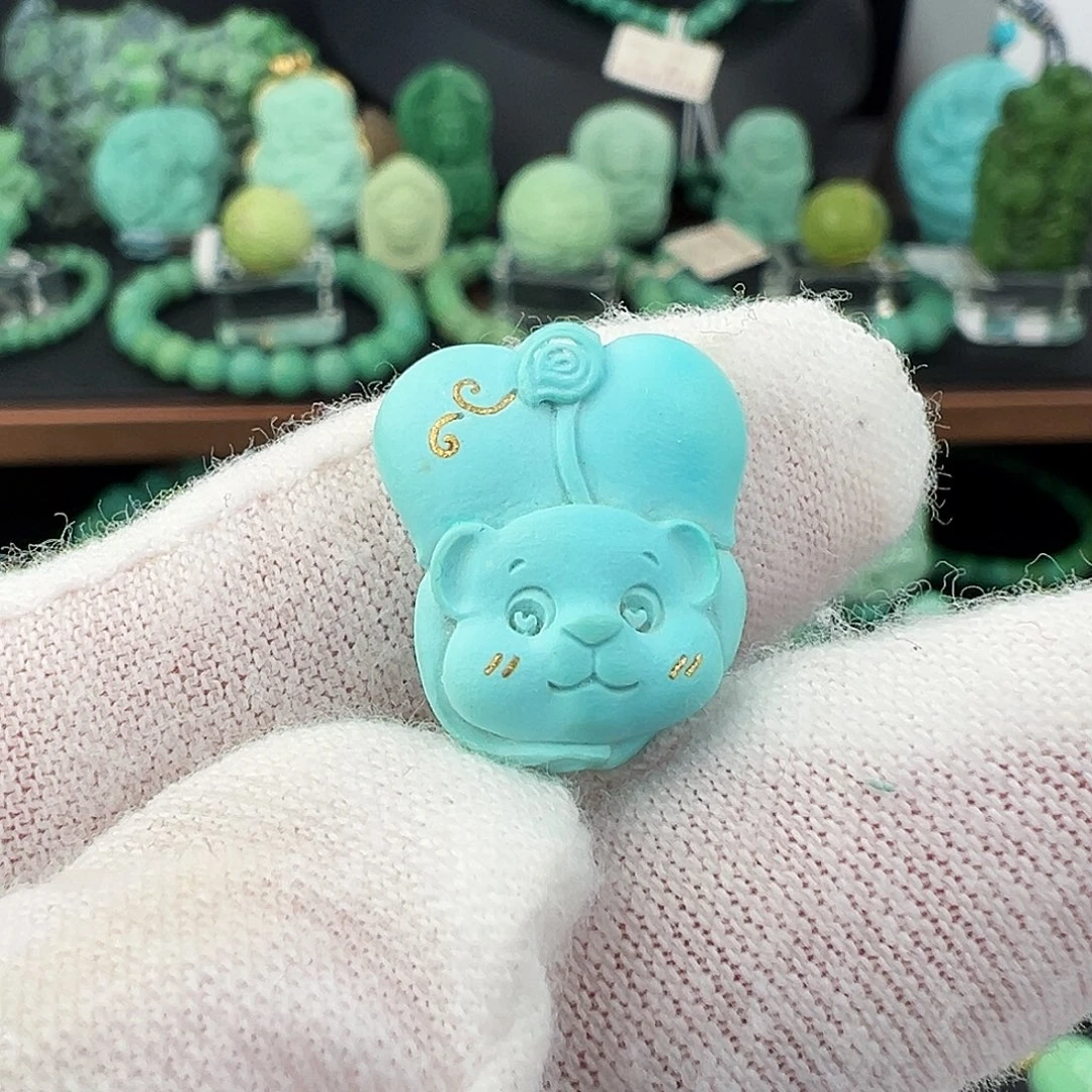 绿松石未镶嵌绿松石主播万丽