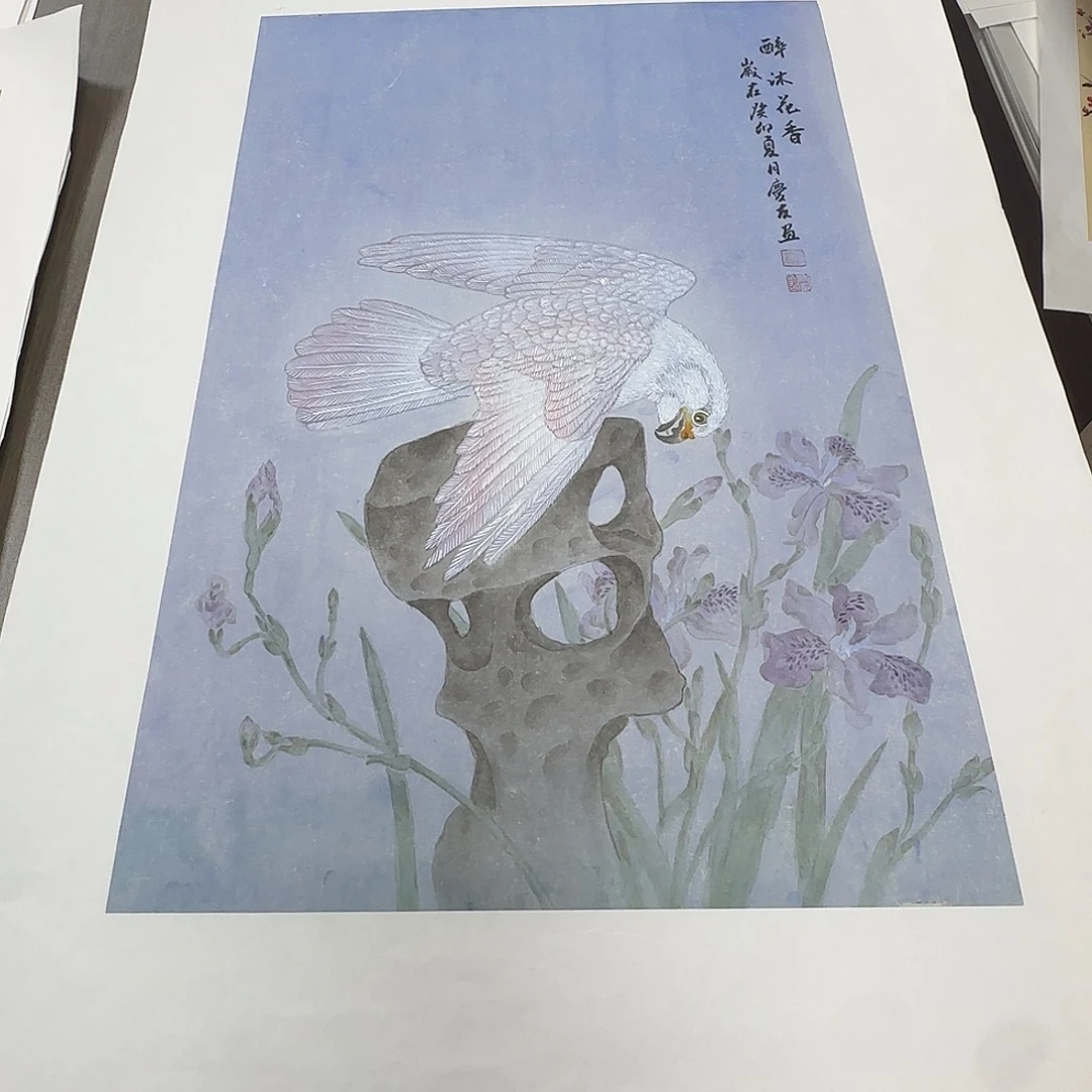 国画68*45纯手绘李庆友