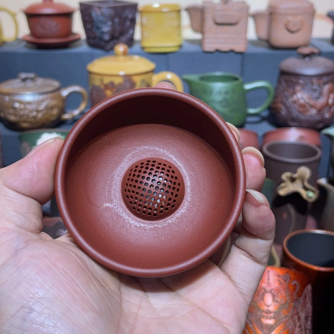 原矿紫砂手工主人杯