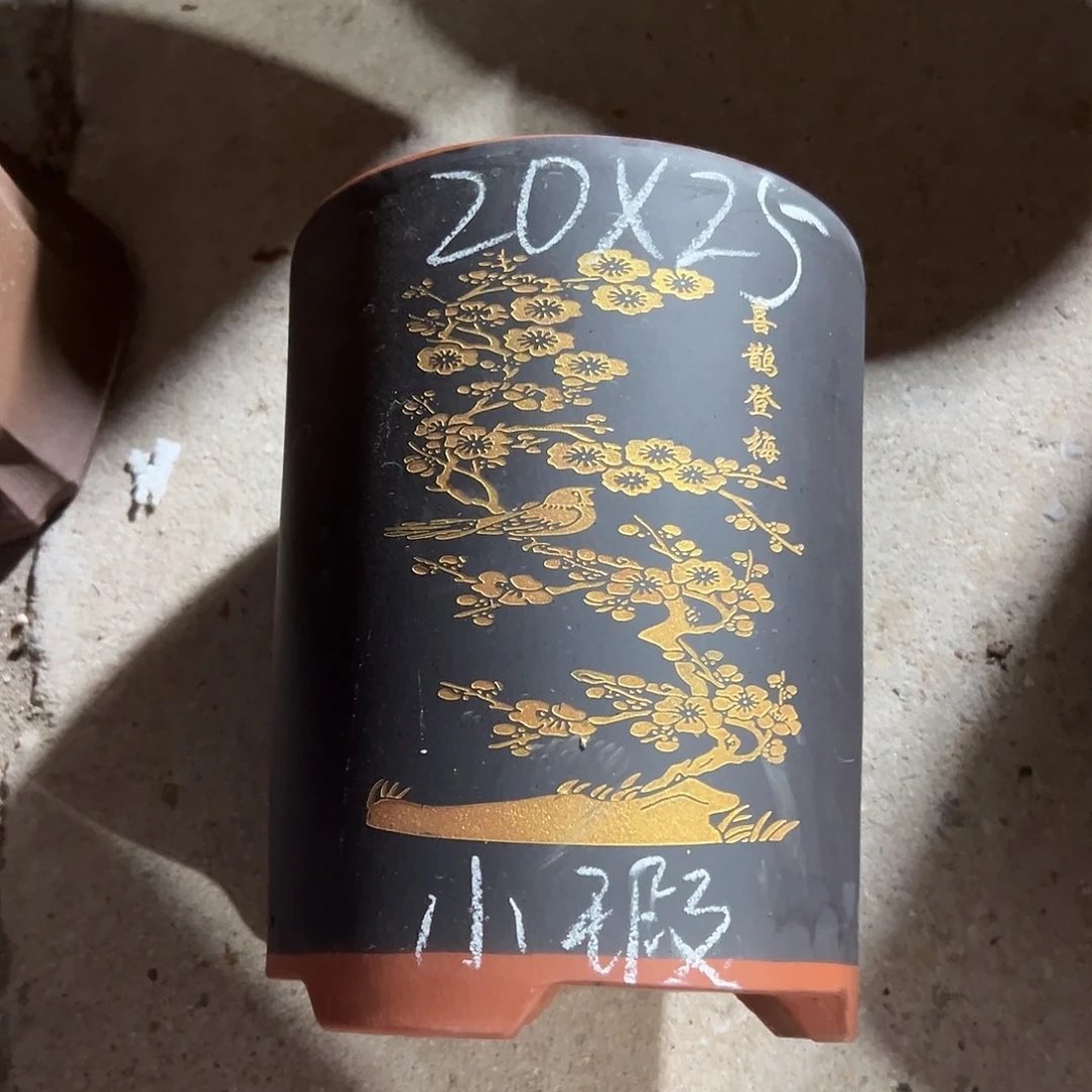 花盆紫砂宜兴紫砂花盆源头