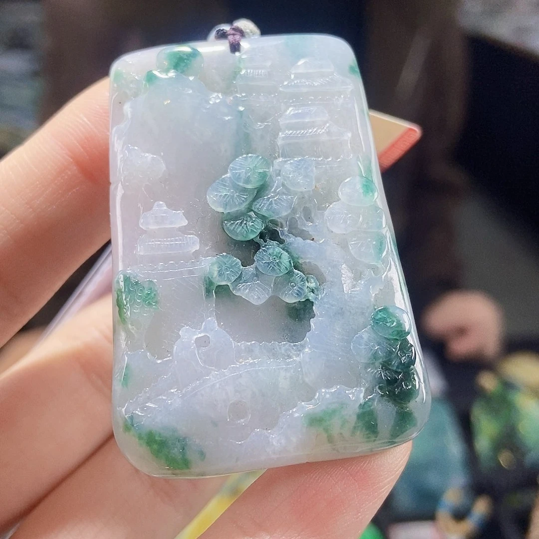 颈饰未镶嵌翡翠翡翠