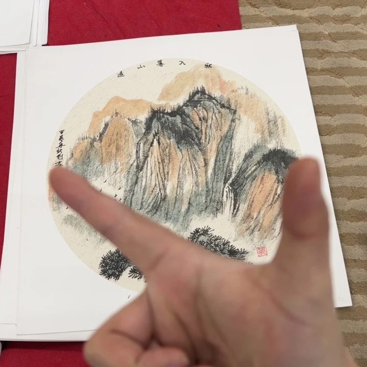 哈***哈国画花鸟等图案和造型都非常