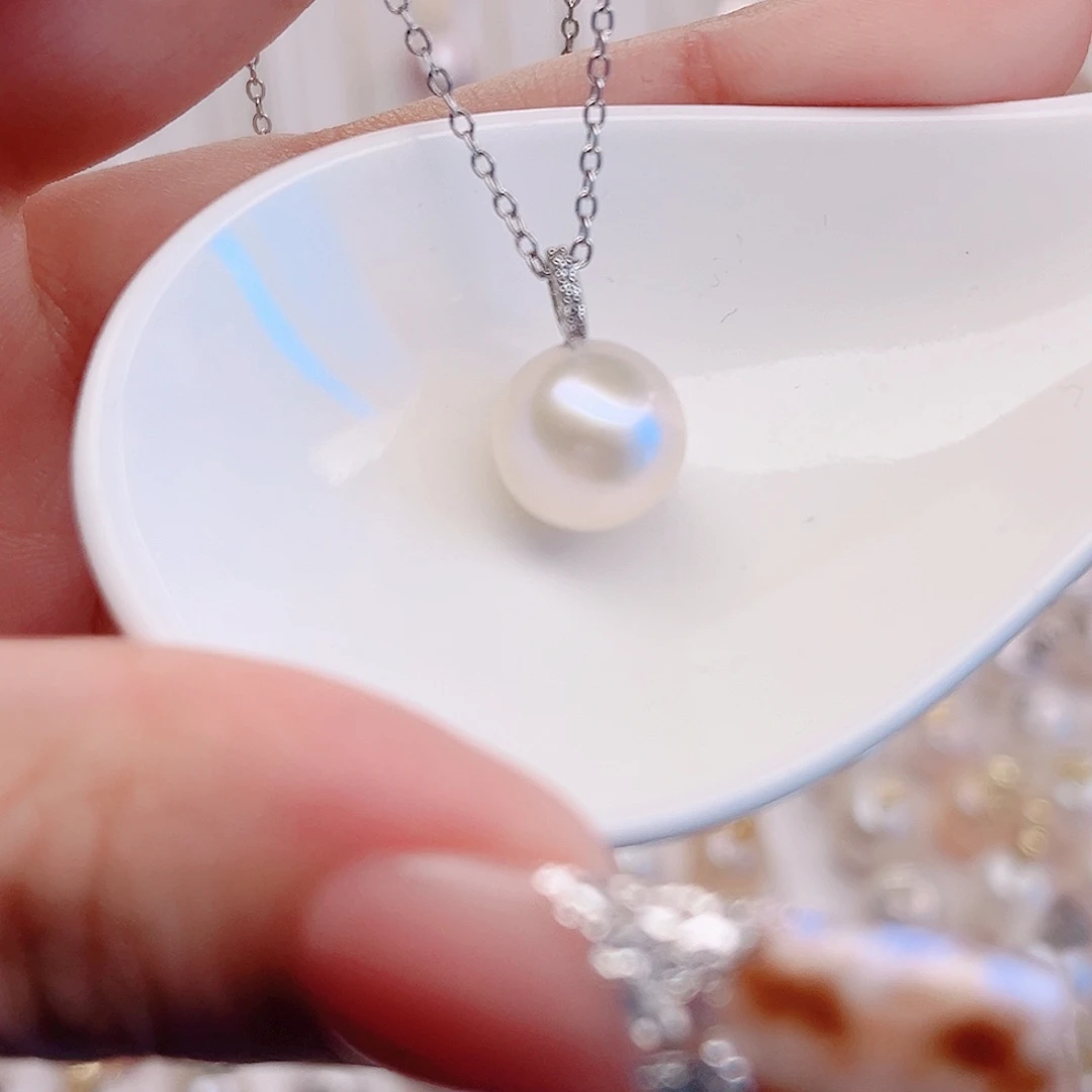 未镶嵌淡水珍珠吊坠(赠链)