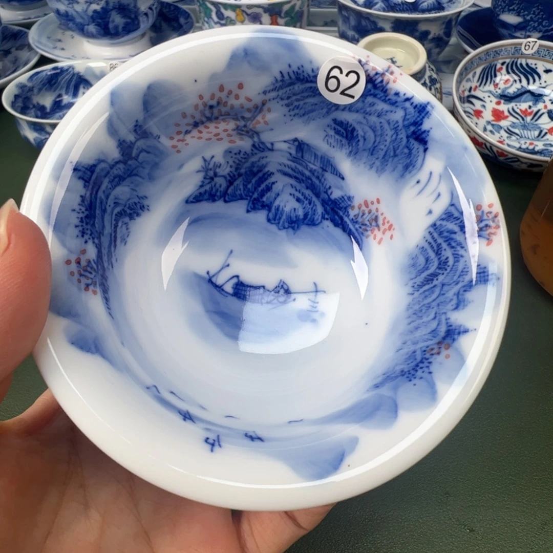 景德镇纯手工纯手绘茶具木木62