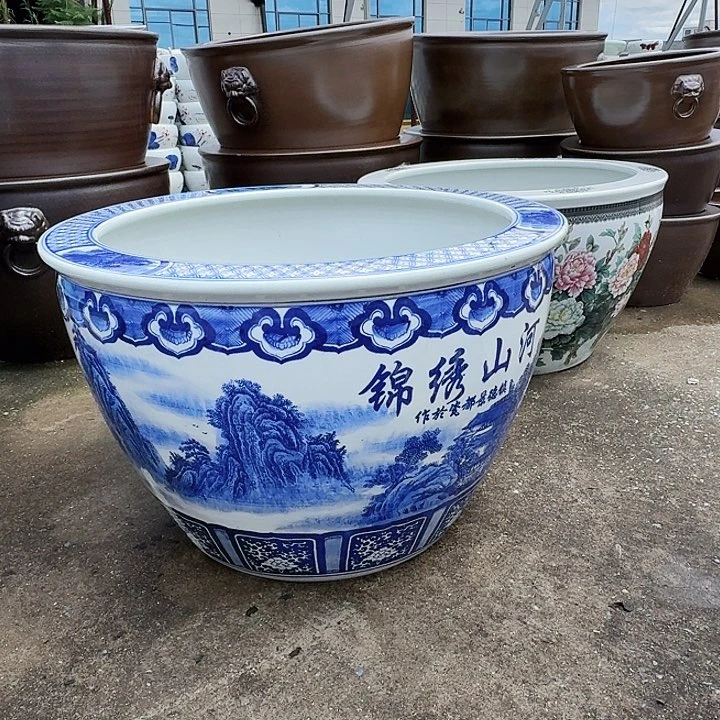 瓷片直径63厘米高42……