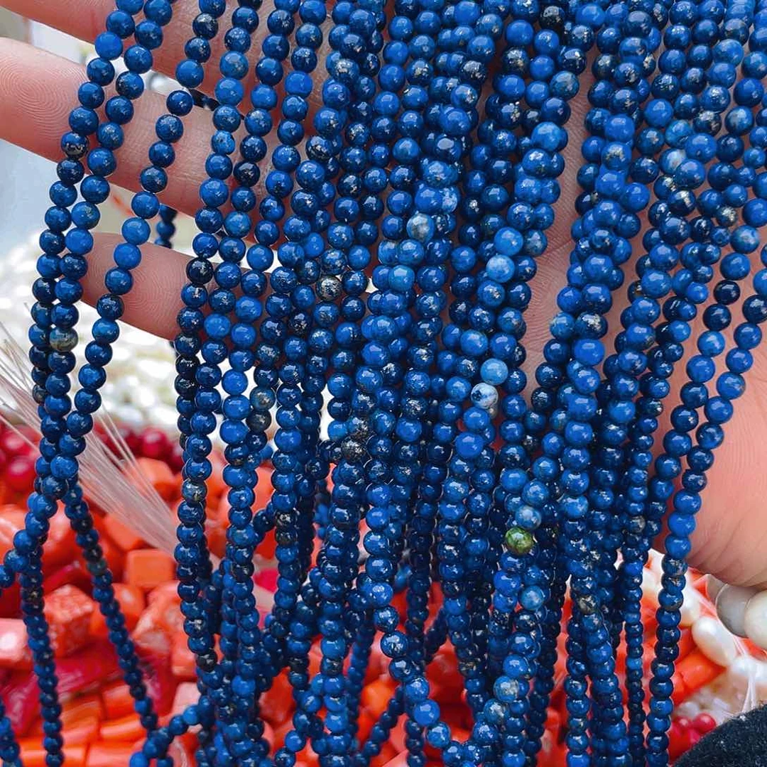 玛瑙/玉髓珠宝半成品未镶嵌青金1条卡4