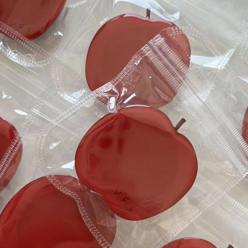 2025新年红色苹果手机扣支架喜庆简约伸缩磁吸式西红柿气囊后背