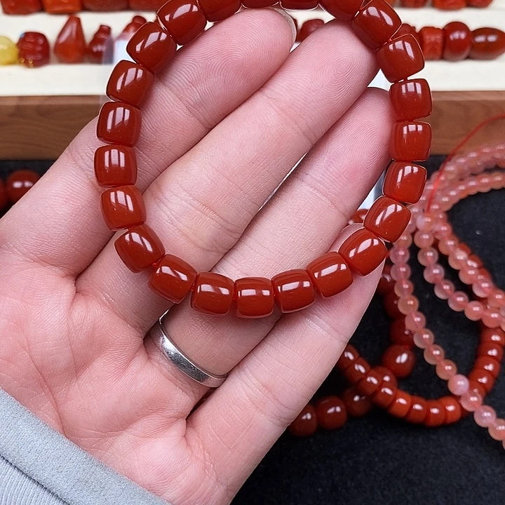 南红玛瑙未镶嵌手串