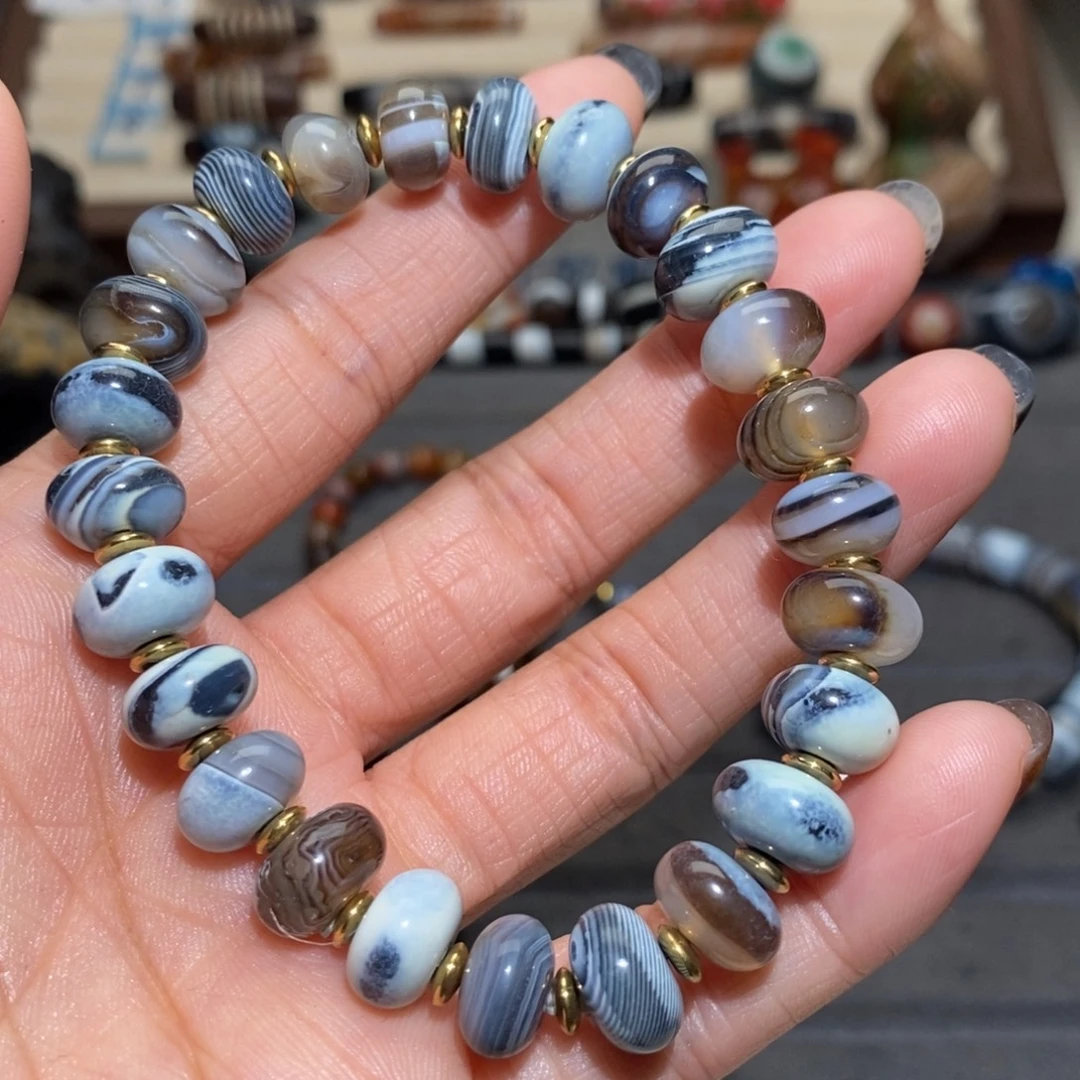 玛瑙/玉髓合金手链