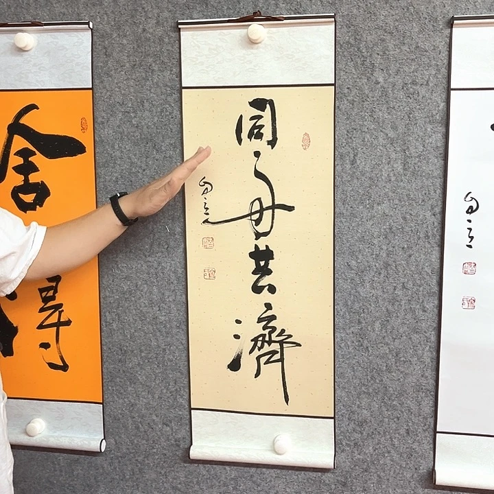 书法同舟共济作品