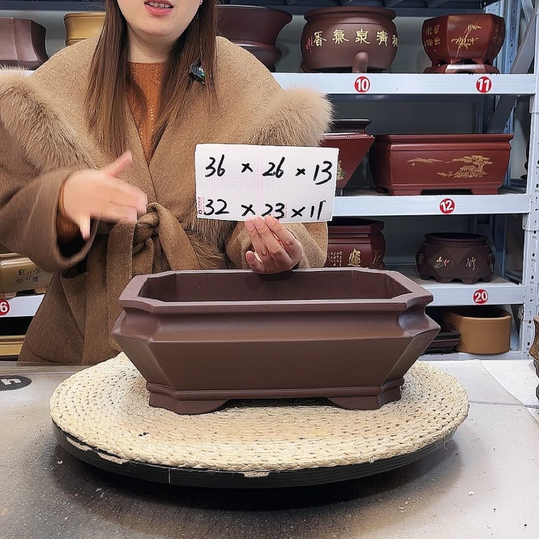 紫砂花盆紫砂花盆