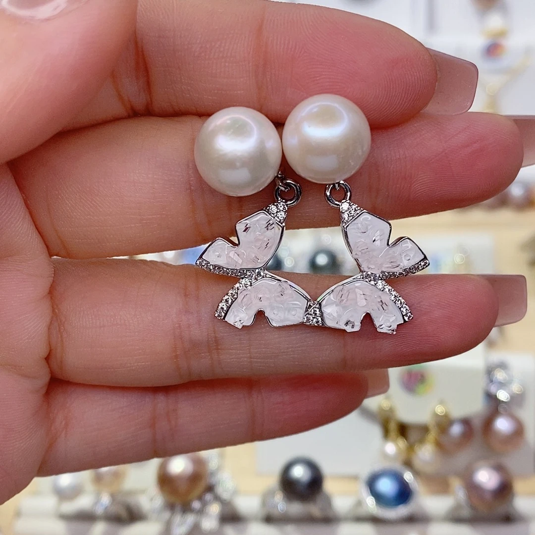 未镶嵌耳饰淡水珍珠