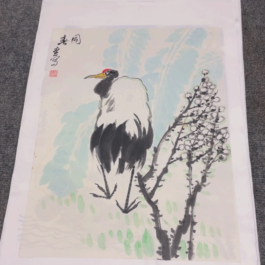 国画1.4平尺纯手绘国画作品