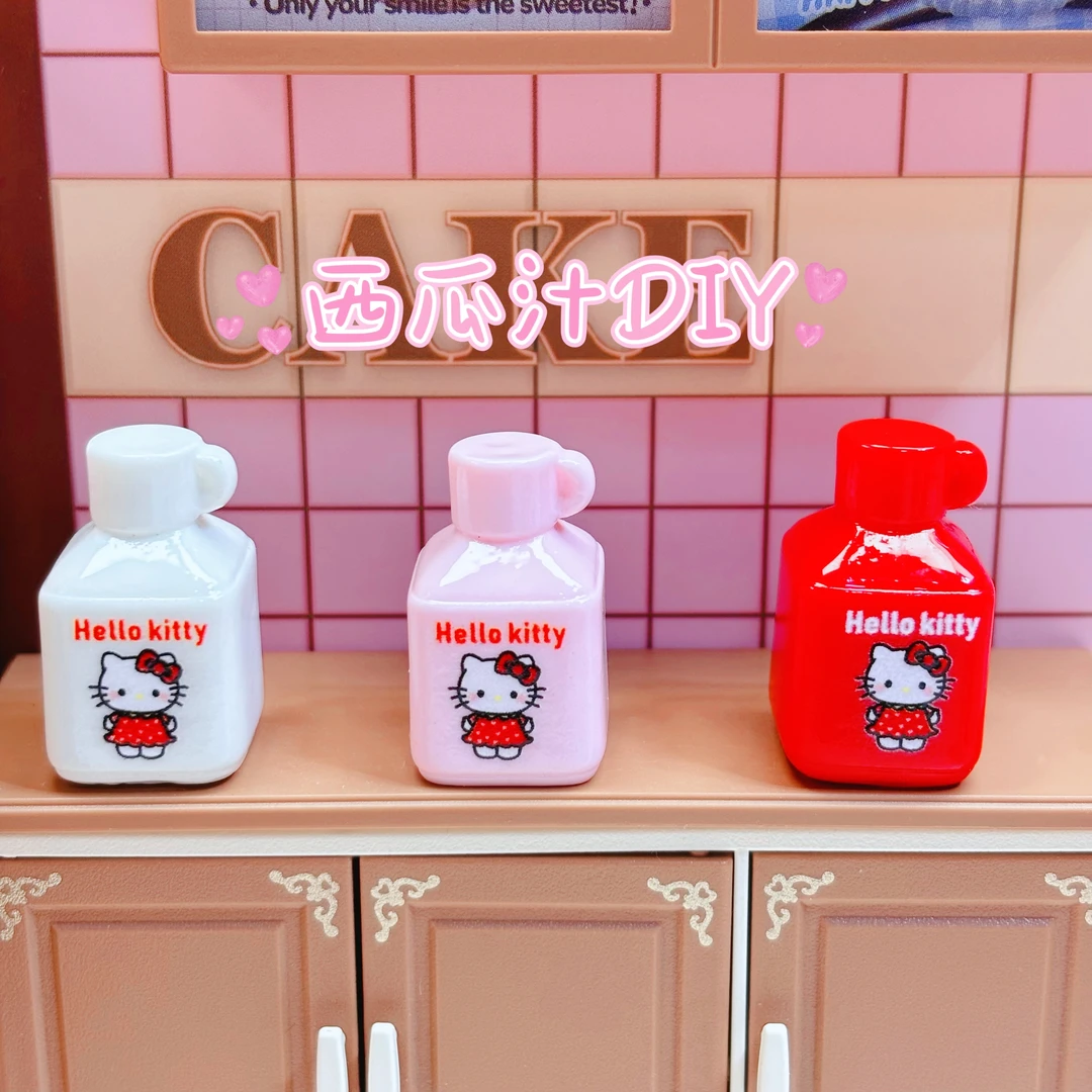 【西瓜定制--KT开水壶】立体diy树脂饰品可爱小配件