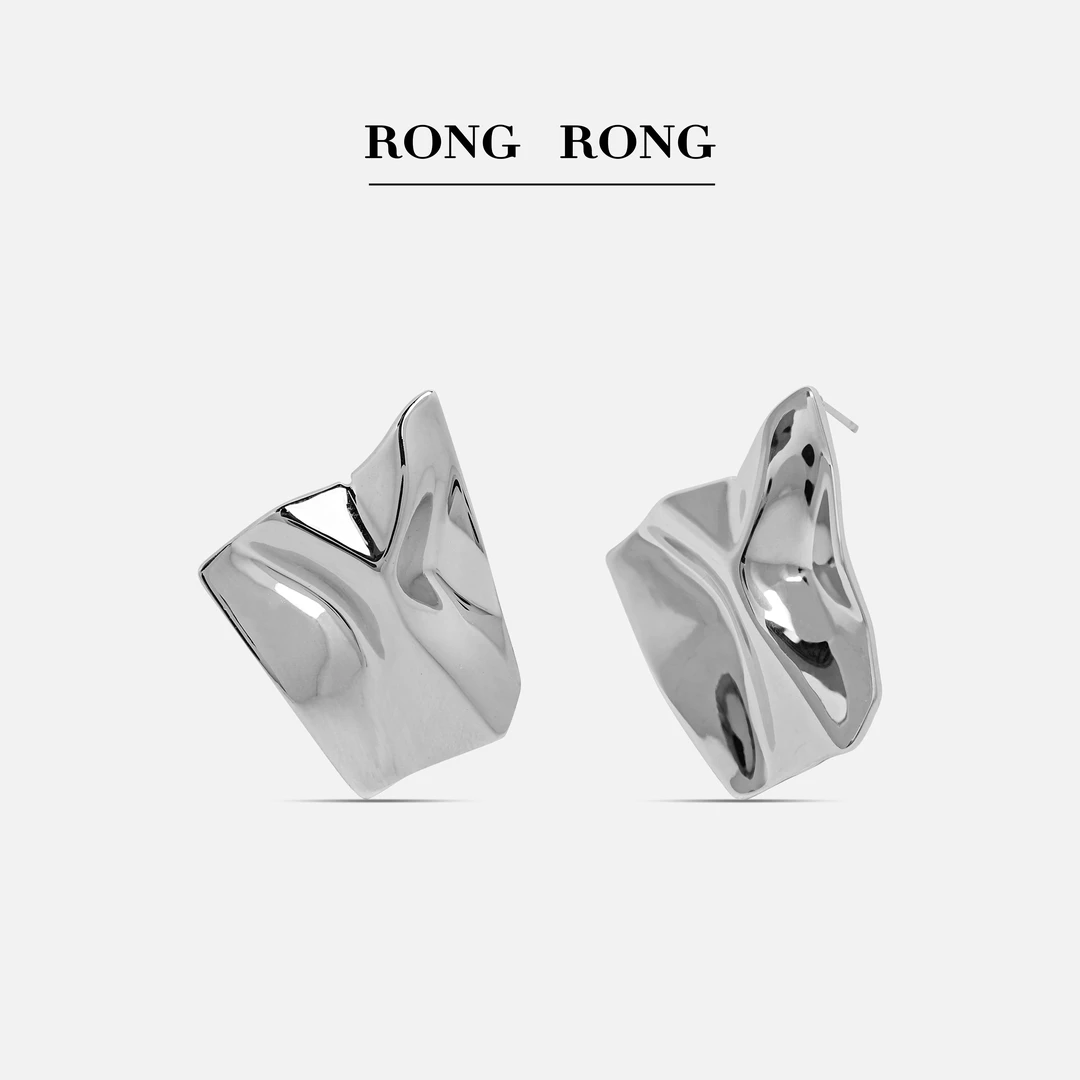 铜合金耳饰 溶溶 RONGRONG银河星芒几何耳钉D202503012001