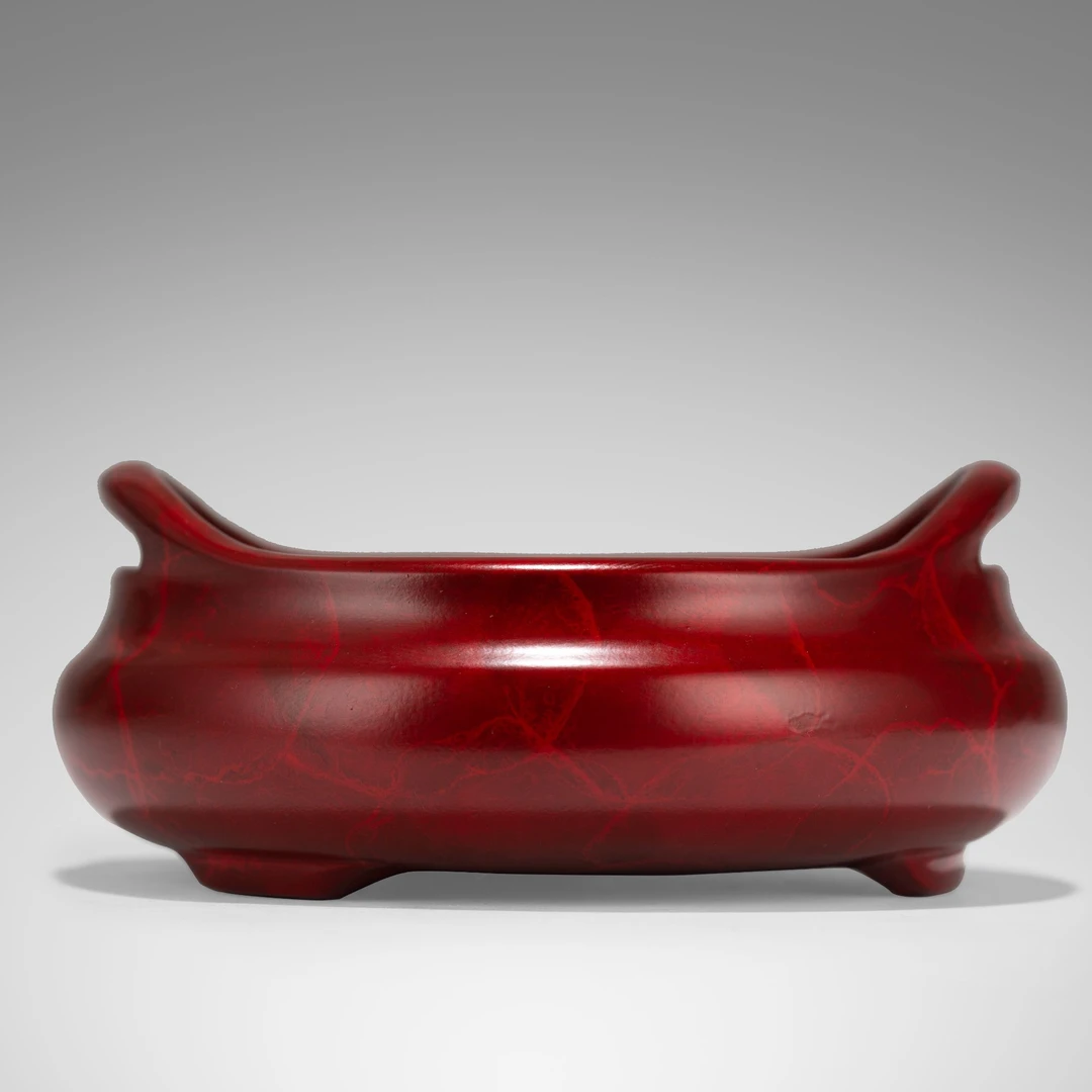 朱炳仁铜10号鸿运桥耳炉（矮）手工创意摆件香炉双耳摆设【直播】