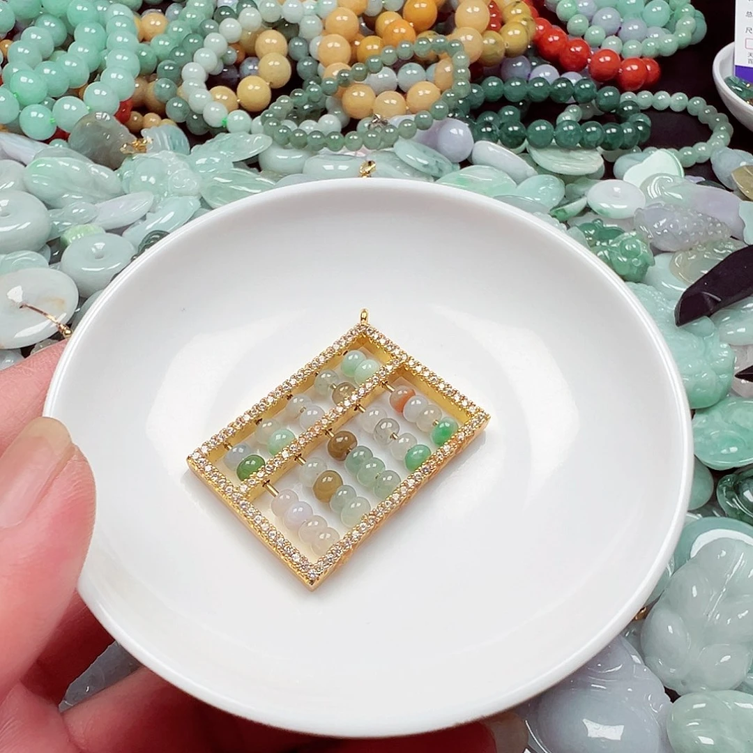 卡***亚散珠翡翠货主老华