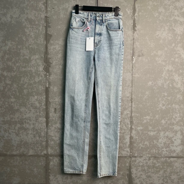 未使用 DIOR/迪奥 25*1/亚历山大王/背后皮牌牛仔裤/15236/JP