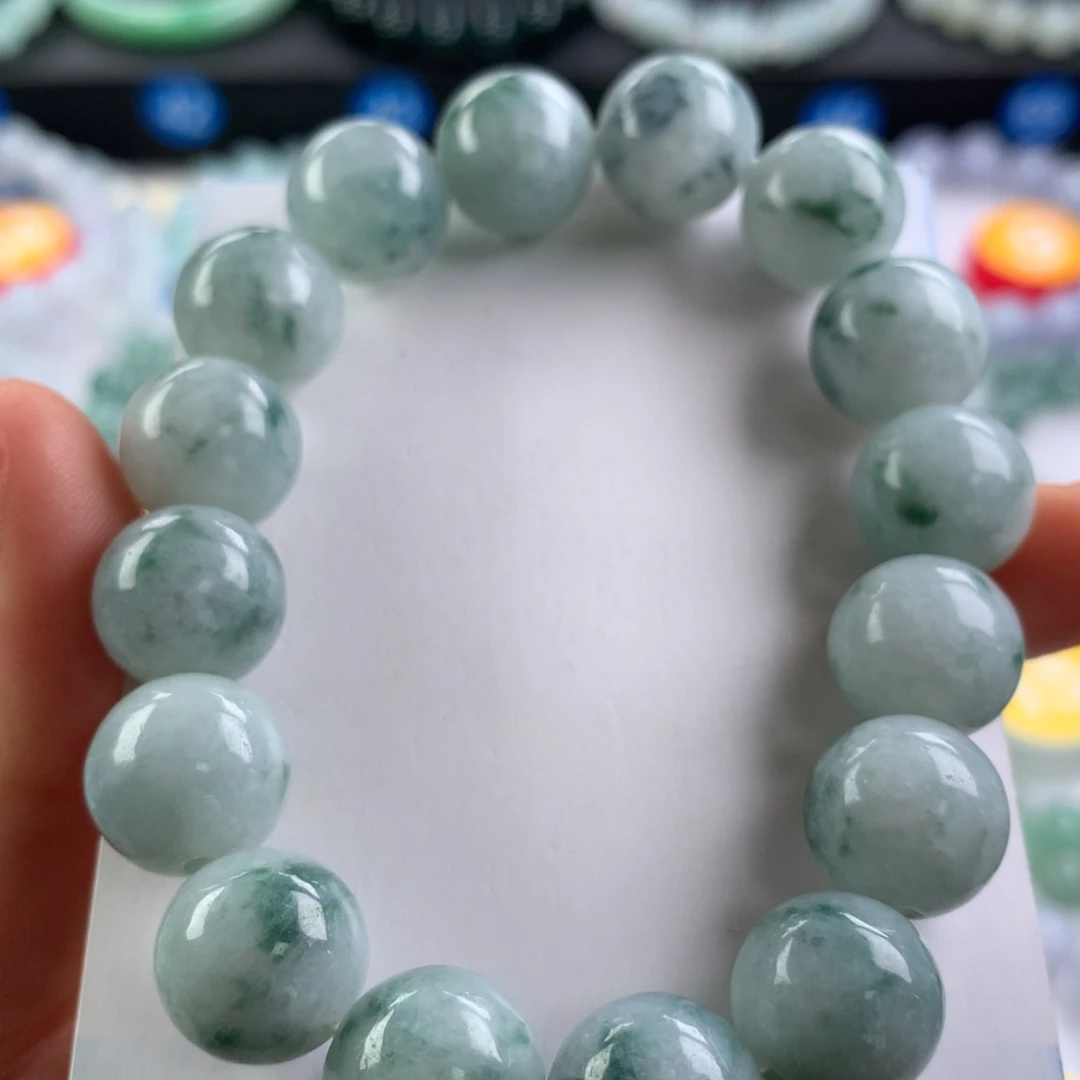 翡翠未镶嵌手链卡13