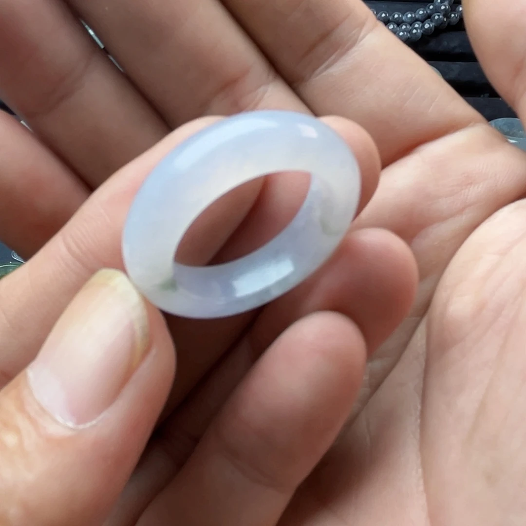 定制翡翠未镶嵌圈口26号