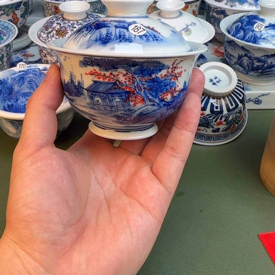 彦祖纯手工手绘茶具187