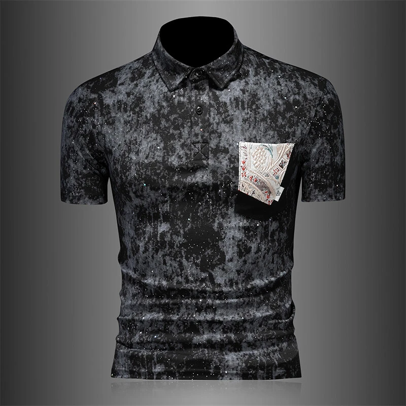 哈逊梅奈时尚帅气透气短袖男款夏季翻领Polo衫休闲薄款半袖上衣