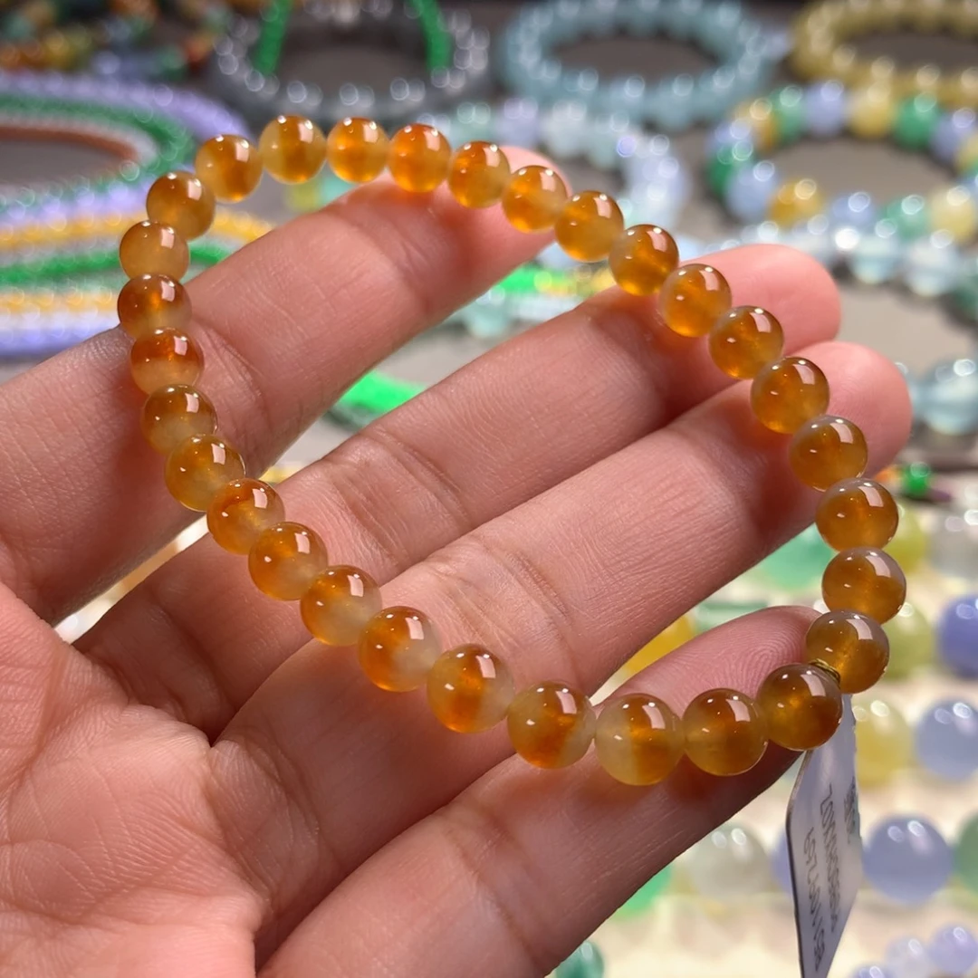 翡翠手链未镶嵌卡6