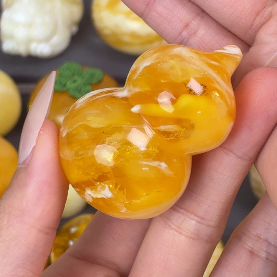 福***y蜜蜡未镶嵌珠宝奇石妖孽