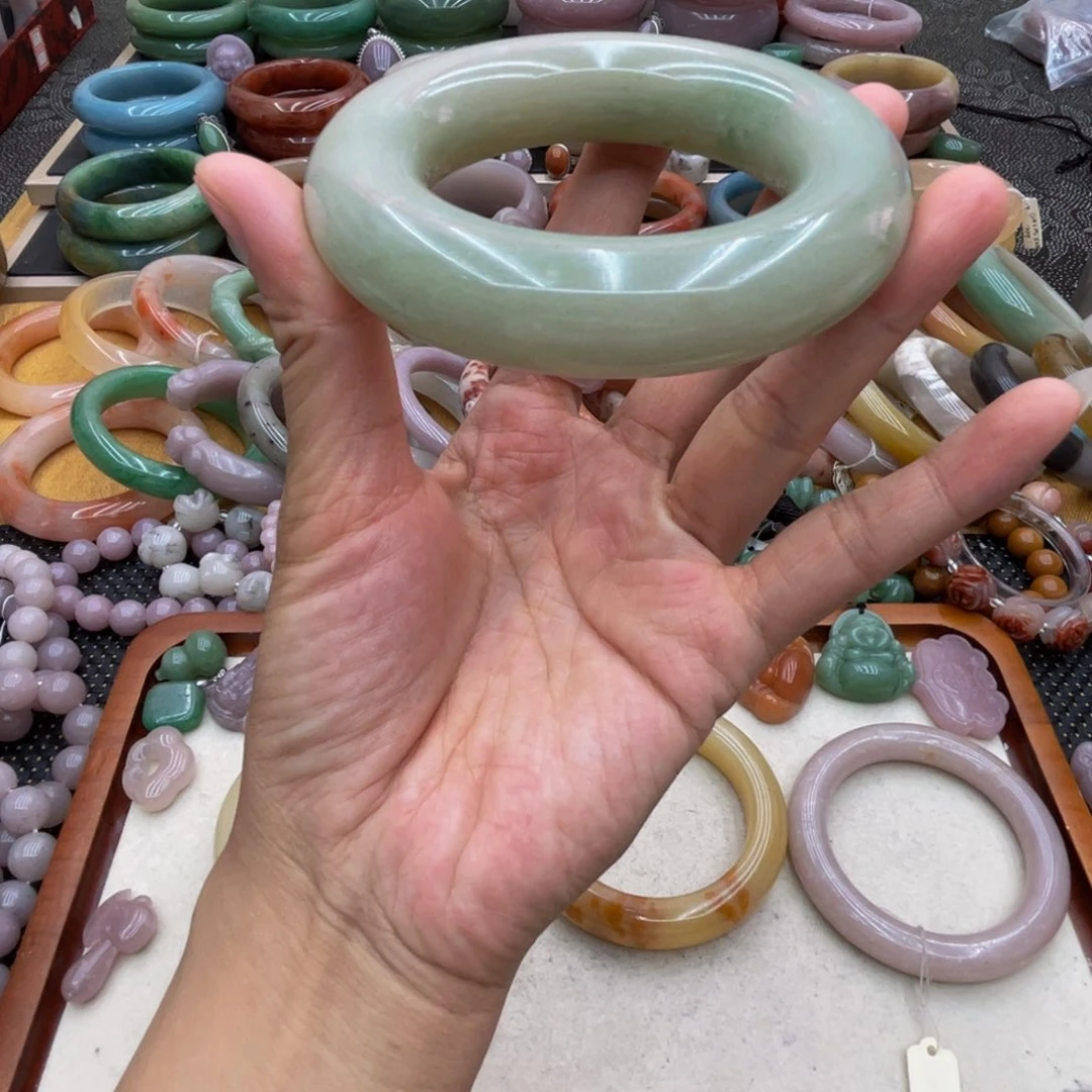 石英质玉未镶嵌54圈口