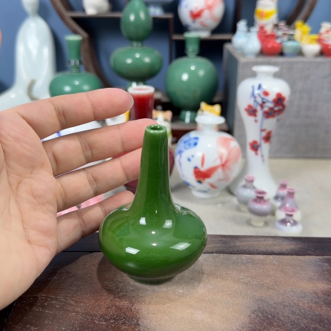 陶瓷手工小花器摆件