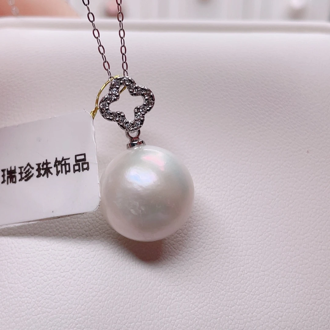 淡水珍珠吊坠(赠链)合金