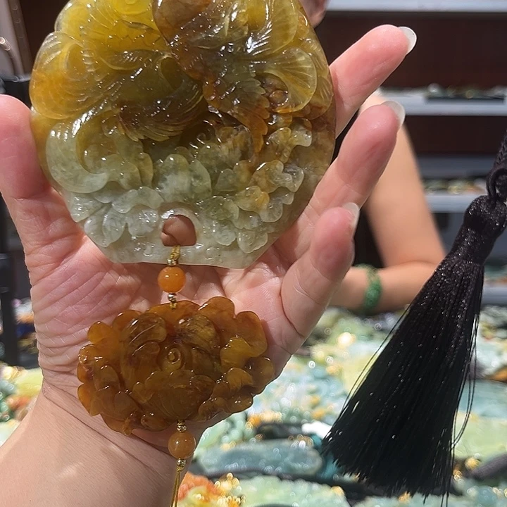 未镶嵌岫玉毛衣链