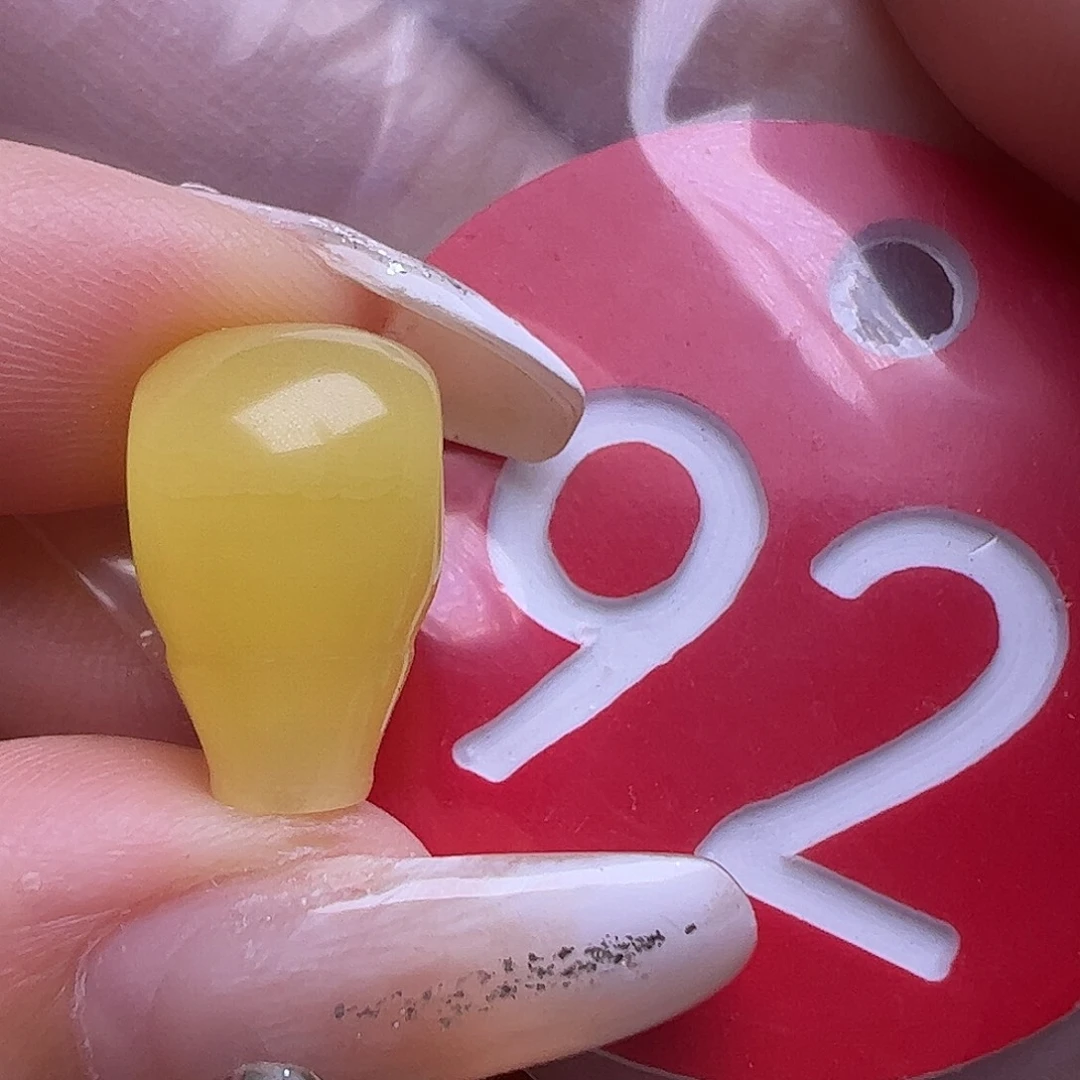 未镶嵌蜜蜡裸石竞*9.4mm三通