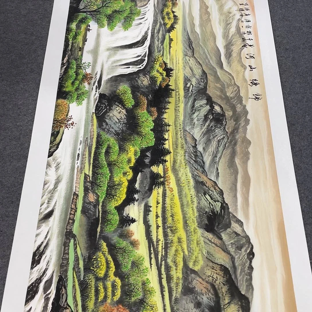 国画今天上午国画作品展示